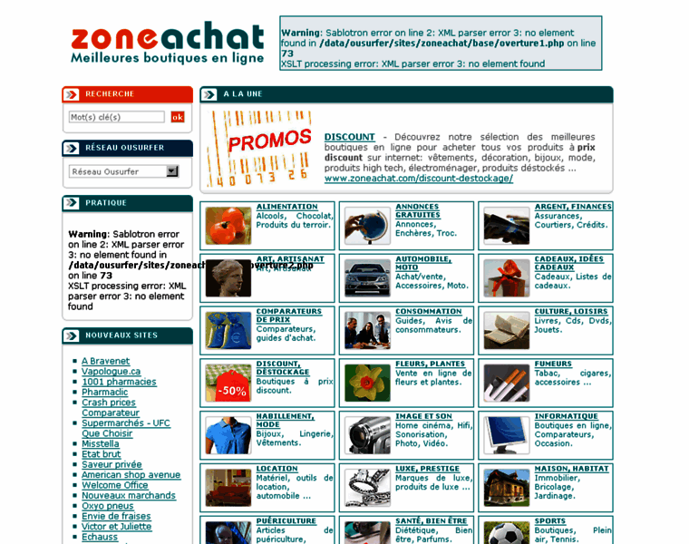 Zoneachat.com thumbnail