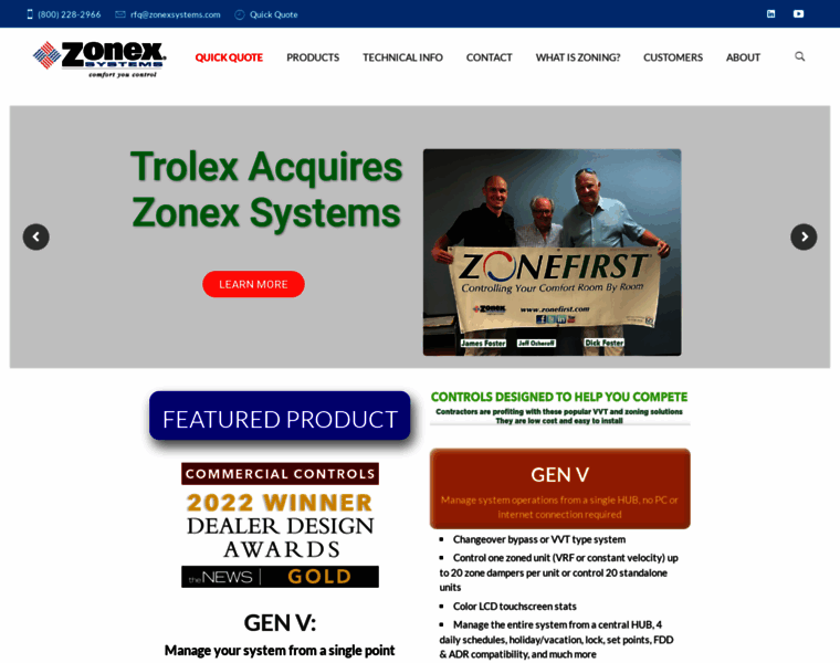 Zonexproducts.com thumbnail