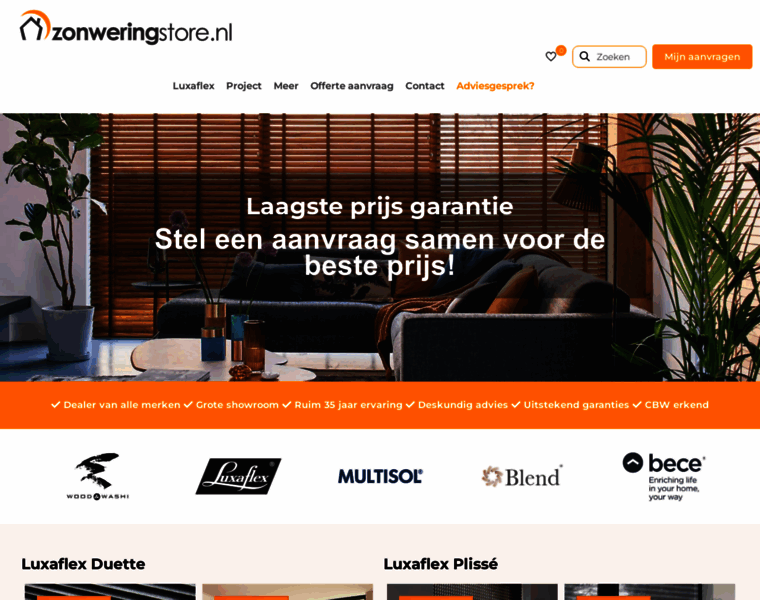 Zonweringstore.nl thumbnail