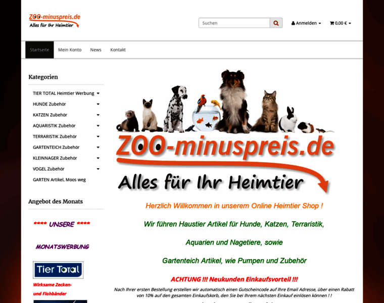 Zoo-minuspreis.de thumbnail