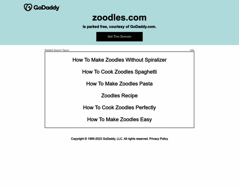 Zoodles.com thumbnail