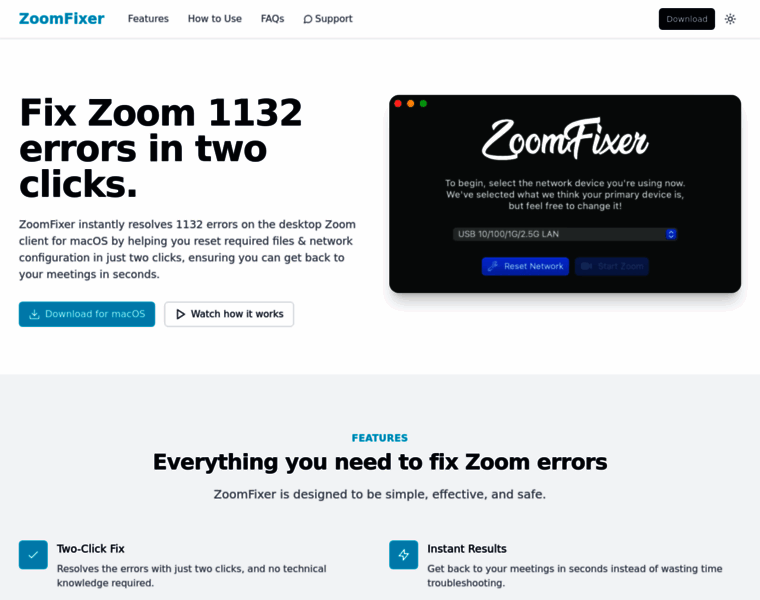 Zoomfixer.app thumbnail Zoomfixer.app thumbnail