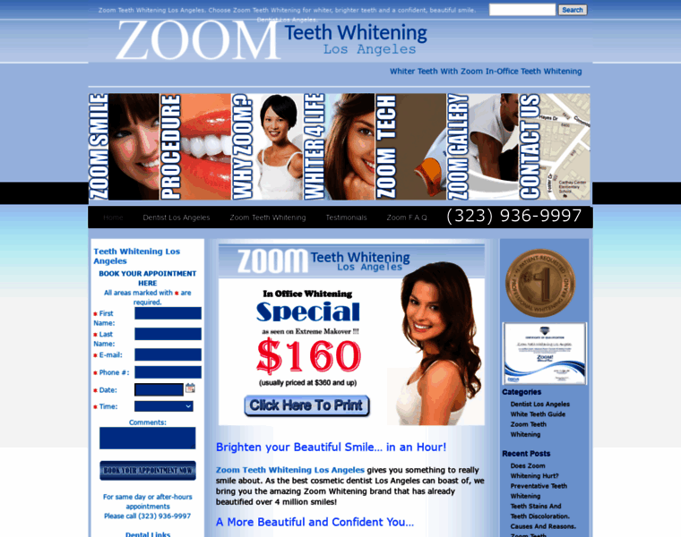 Zoomteethwhiteninglosangelesca.com thumbnail