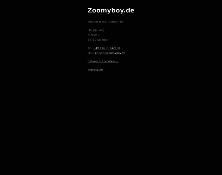 Zoomyboy.de thumbnail