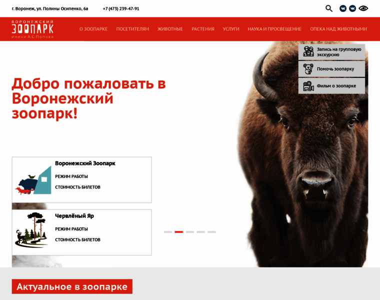 Zooparkvrn.ru thumbnail