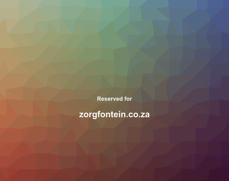 Zorgfontein.co.za thumbnail