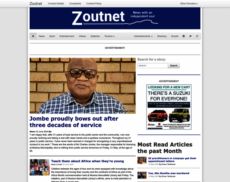 Zoutnet.co.za thumbnail