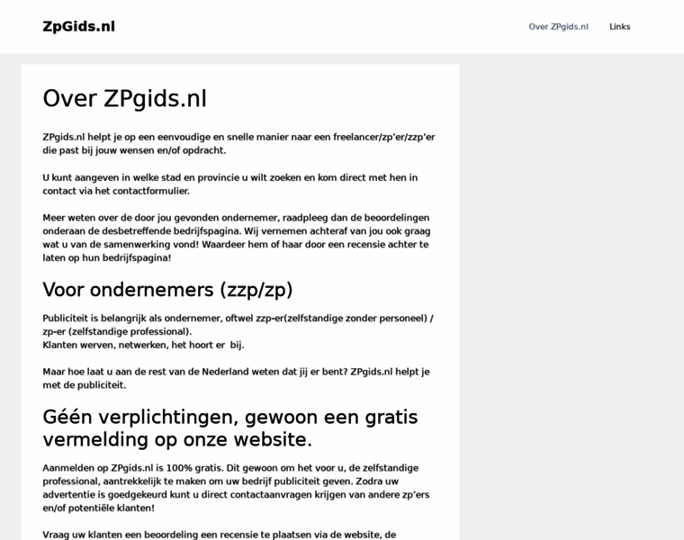 Zpgids.nl thumbnail