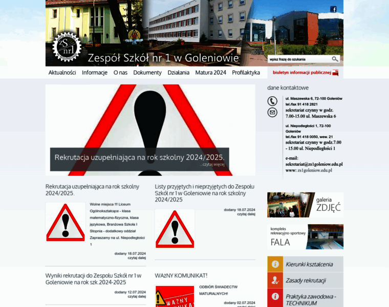 Zs1goleniow.edu.pl thumbnail