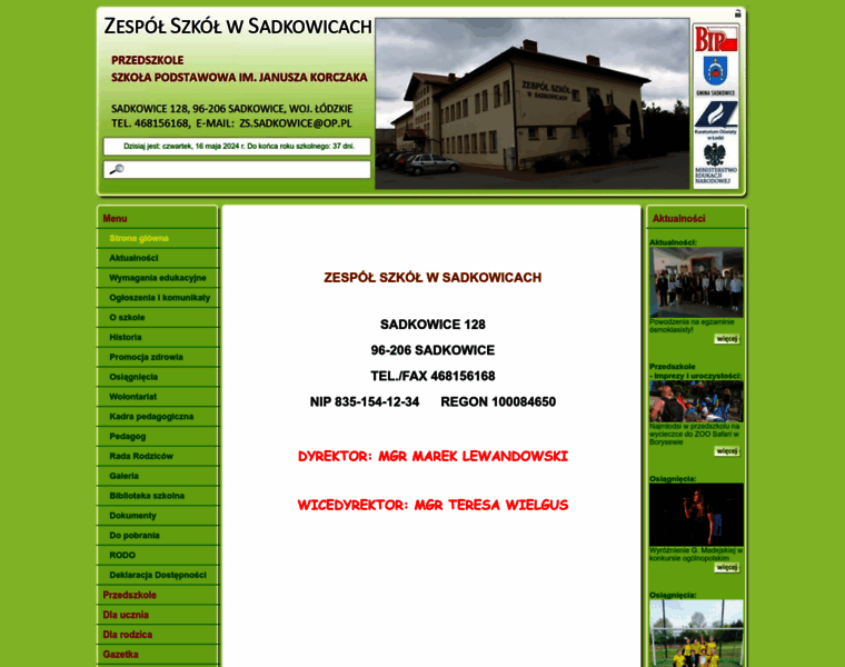 Zssadkowice.pl thumbnail