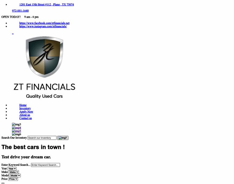 Ztfinancials.net thumbnail