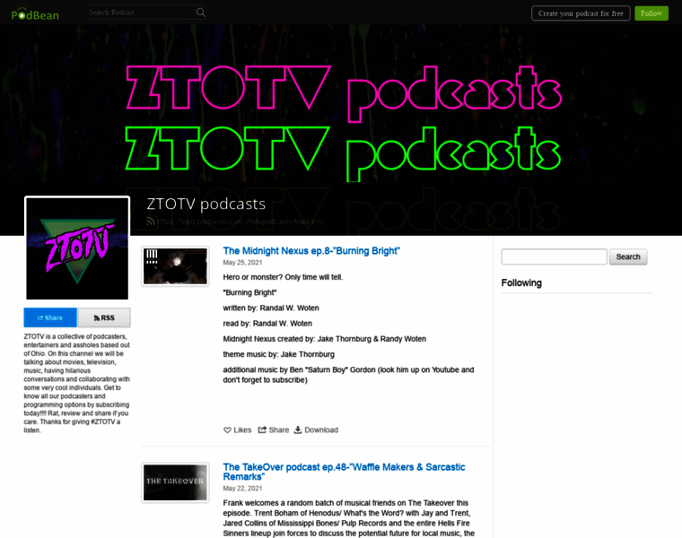 Ztotvpodcasts.podbean.com thumbnail