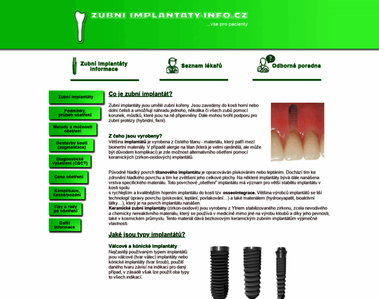 Zubniimplantaty-info.cz thumbnail