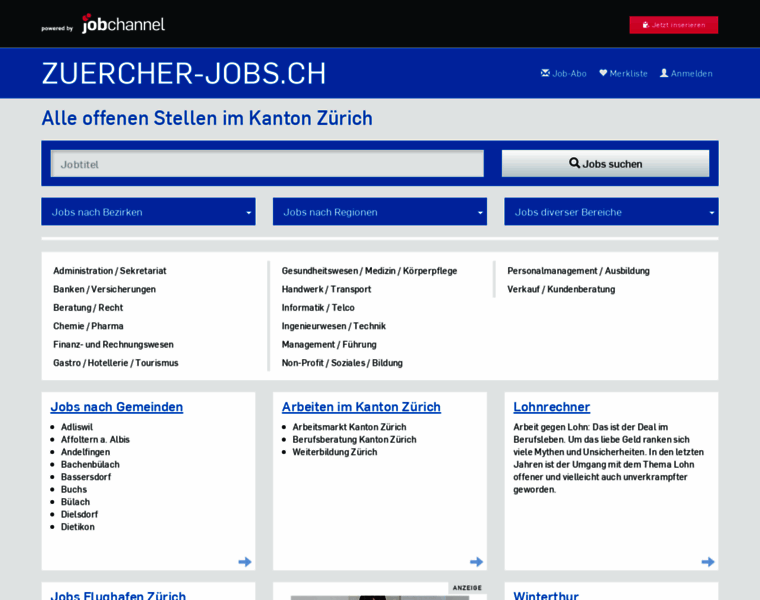 Zuercher-jobs.ch thumbnail