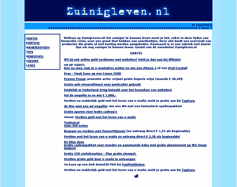 Zuinigleven.nl thumbnail