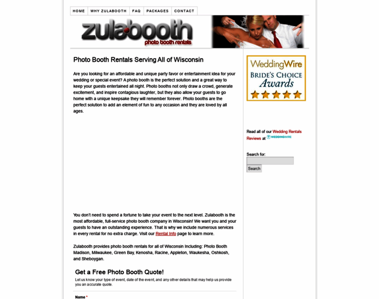 Zulabooth.com thumbnail