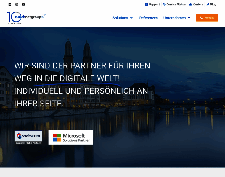 Zurichnetgroup.ch thumbnail