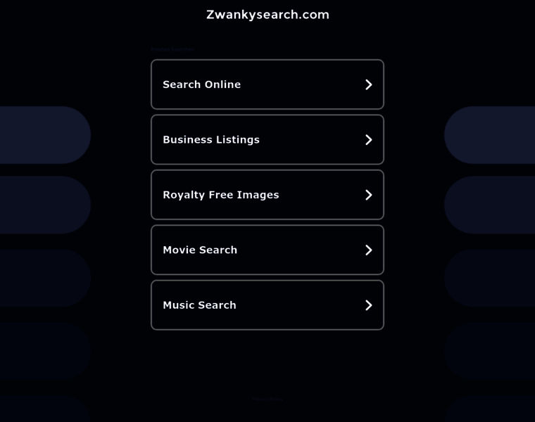 Zwankysearch.com thumbnail