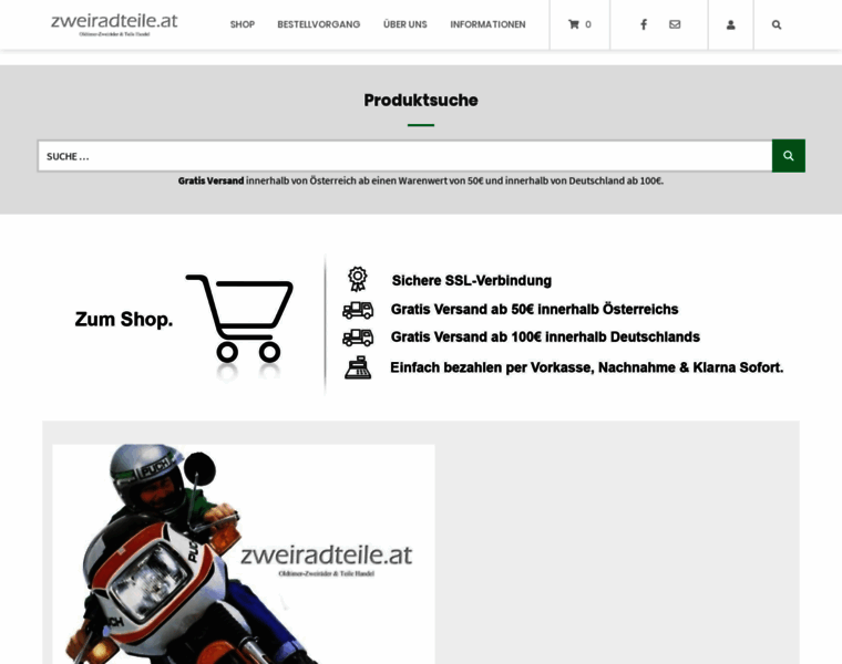 Zweiradteile.at thumbnail