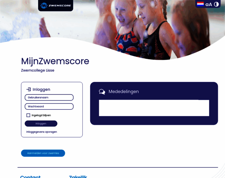 Zwemcollegelisse.zwemscore.nl thumbnail