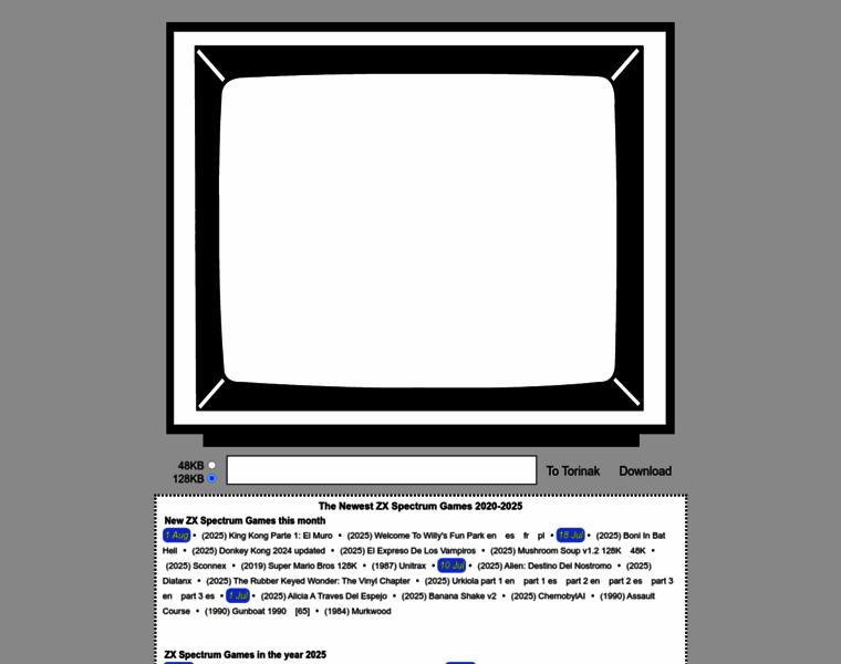 Zxspectrum.xyz thumbnail