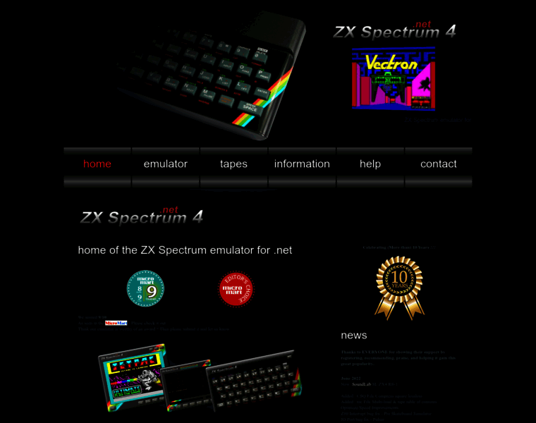 Zxspectrum4.net thumbnail