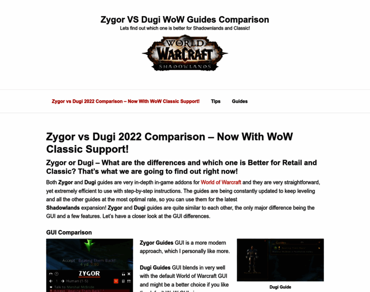 Zygor-vs-dugi.com thumbnail
