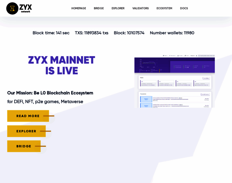 Zyx.network thumbnail