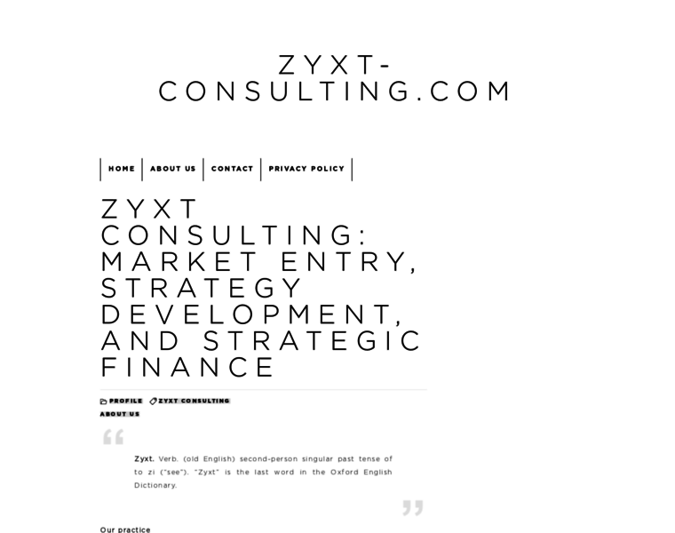 Zyxt-consulting.com thumbnail