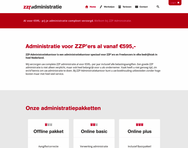 Zzp-administratiekantoor.nl thumbnail