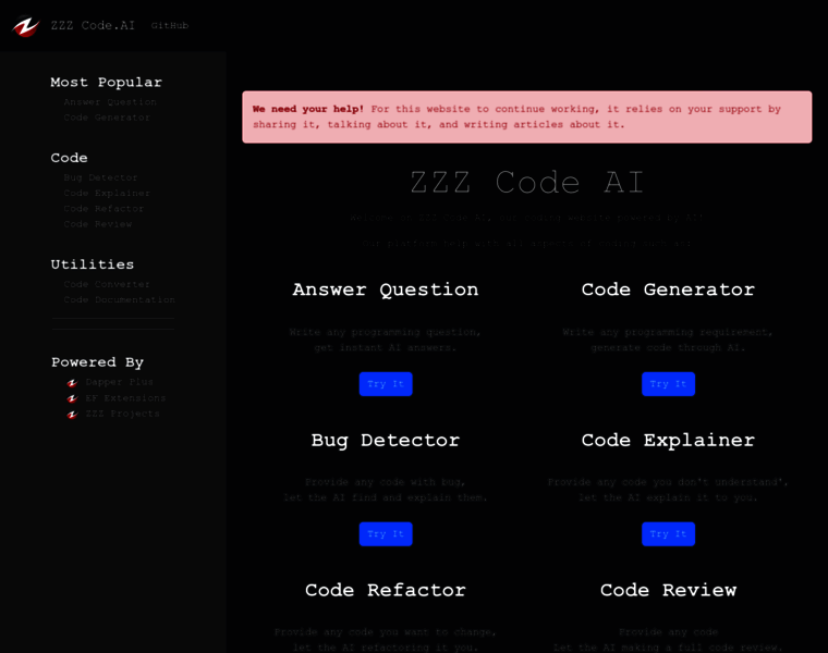 Zzzcode.ai thumbnail Zzzcode.ai thumbnail