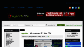 What 0dayarchive.net website looked like in 2012 (11 years ago)