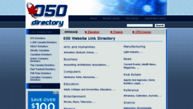 What 050.ca website looked like in 2014 (9 years ago)