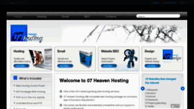 What 07heavenhosting.co.uk website looked like in 2011 (13 years ago)