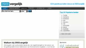 What 0900vergelijk.nl website looked like in 2015 (9 years ago)