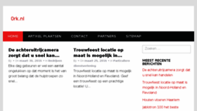 What 0rk.nl website looked like in 2016 (8 years ago)
