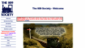 What 009society.com website looked like in 2016 (8 years ago)