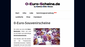 What 0-euro-scheine.de website looked like in 2018 (6 years ago)