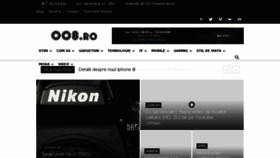 What 008.ro website looked like in 2018 (5 years ago)