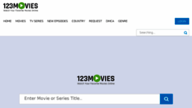 What 0123movieshd.com website looked like in 2018 (5 years ago)