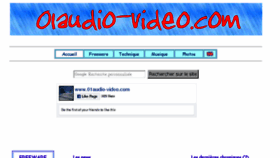 What 01audio-video.com website looked like in 2018 (5 years ago)