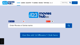 What 0123movieshub.sc website looked like in 2018 (5 years ago)