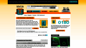 What 0180.info website looked like in 2019 (5 years ago)