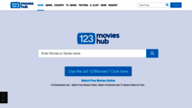 What 0123moviehub.com website looked like in 2019 (4 years ago)