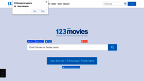 What 0123movies.ltd website looked like in 2020 (4 years ago)
