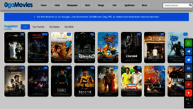 What 0gomovies.org website looked like in 2020 (5 years ago)