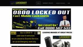 What 0800lockedout.com website looked like in 2020 (3 years ago)