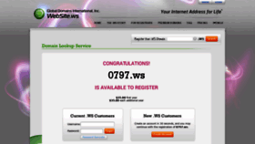 What 0797.ws website looked like in 2020 (3 years ago)