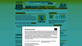 What 0180.info website looked like in 2020 (4 years ago)