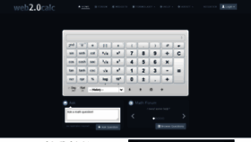 What 0calc.com website looked like in 2020 (4 years ago)